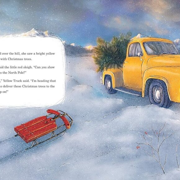 Little Red Sleigh: A Heartwarming Christmas Book (Little Heroes, Big Hearts) NEW - Picture 5 of 9